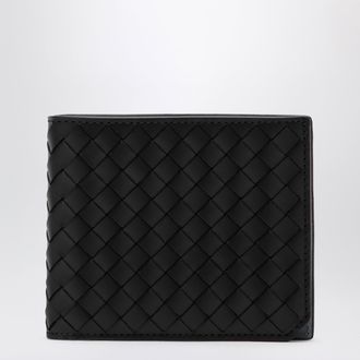 Bottega Veneta Black Intrecciato bi-fold wallet