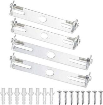 OEM (80 Mm) 10 Soportes De Suspensi&oacute;n Para L&aacute;mparas De Techo Tipo Candelabro Con Tornillos Para Techo De Oficina O Hogar