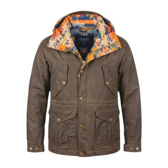Manifattura Ceccarelli Native Fisherman Parka 7191 - - Coats - Uomo - Marrone - XS