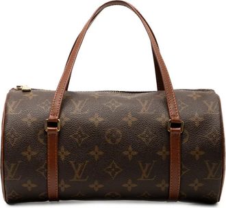 Louis Vuitton 2002 Monogram Papillon 26 handtas - Bruin