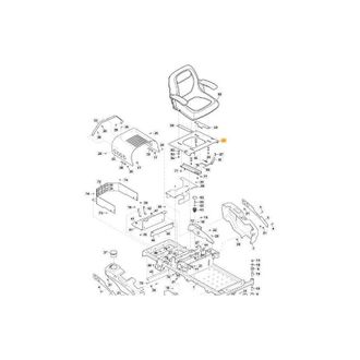 STIGA Sports Placa Asiento Original Stiga - 118830093/0