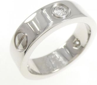 Cartier White Gold White Gold (18K) Band Ring (Pre-Owned)