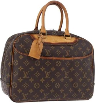 Louis Vuitton Pre-owned Monogram Canvas Hand Bag - Dames - Vintage Handtas - Bruin - ONE Size - Vintage