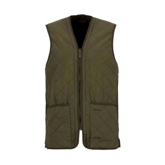 Barbour Vests, male, Green, Size: XL Green Jackets for Stylish Outfits