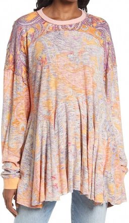 Free People Making Circles Tee In Multi Combo