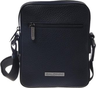 Baldinini Crossbody Tas - Heren - Schoudertassen - Blauw - ONE Size - Leer - Tassen