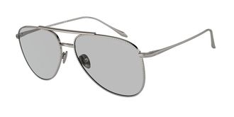 Giorgio Armani AR6152 301087 Womens Sunglasses Gunmetal Size 57