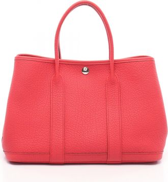 Herm&egrave;s Pink Negonda Leather Handbag Tote Bag (Pre-Owned)