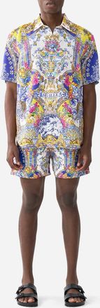 Camilla Short Sleeve Oversized Shirt In Espa&ntilde;a Nirvana