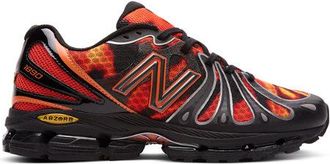 New Balance Unisex JFG X NEW BALANCE Abzorb 1890 in Arancione/Nero, Sintetica, Taglia 39.5