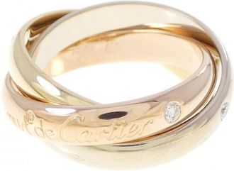 Cartier Yellow Gold (18K) Pink Gold (18K) White Gold (18K) Band Ring (Pre-Owned)