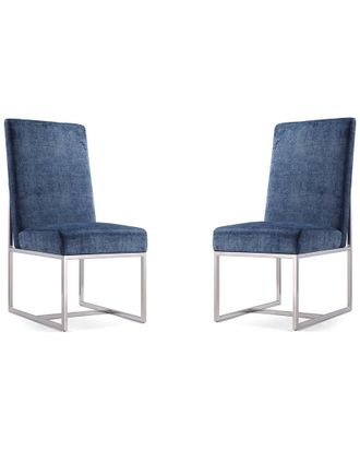 Manhattan Comfort Set Of 2 Element Dining Chairs