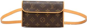 Louis Vuitton Marsupio Pochette Florentine con monogramma 2001 - Marrone