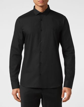 Philipp Plein Overhemd Slim Fit Skull&Bones