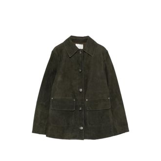 Vince Button-up Suede Jacket