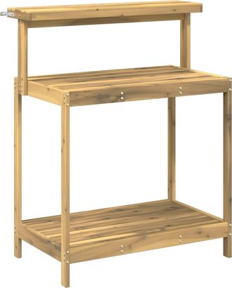 vidaXL Banco De Trasplante Exterior 86,5 X 48,5 X 106 Cm Blanco Vidaxl