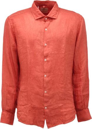 Brooksfield Hombre, Camisas, Naranja, Talla: L