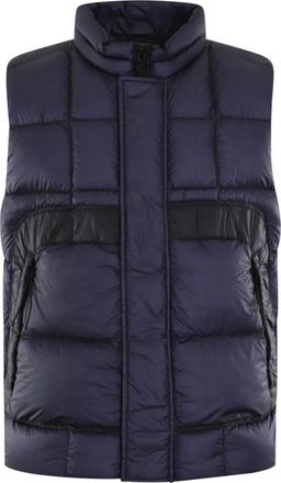 C.P. Company Blauw Outerwear Vest - Heren - Bodywarmers - Blauw - S - Jassen