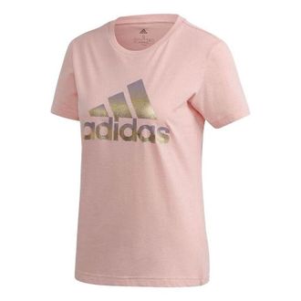 adidas (WMNS) adidas Logo T-shirt Pink FJ5013