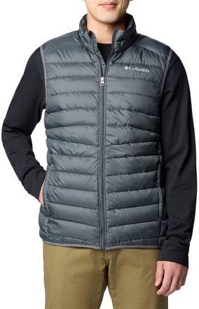Columbia Foster Falls Water Repellent Puffer Vest in Graphite at Nordstrom Rack, Size Xx-Large