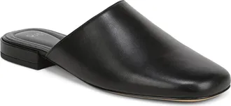 Franco Sarto Olena Mule in Black Leather at Nordstrom, Size 7.5