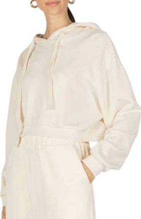 Dolce Cabo Leather Braided Jacket In Eggshell