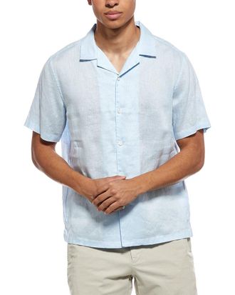 Theory Irving Linen Relaxed Shirt
