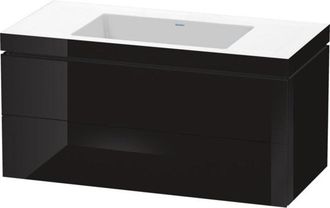 Duravit Lavamanos Duravit L-cube Con Base Mural, 100x48 Cm, 2 Cajones
