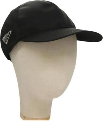 Prada Pre-owned Nylon hats - - Pre-owned - Donna - Nero - ONE SIZE
