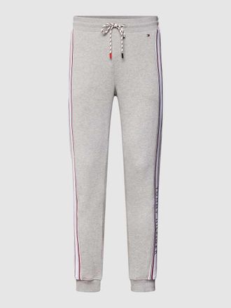 Tommy Hilfiger Sweatpants mit Kontraststreifen Modell PANT in Hellgrau, Größe XL