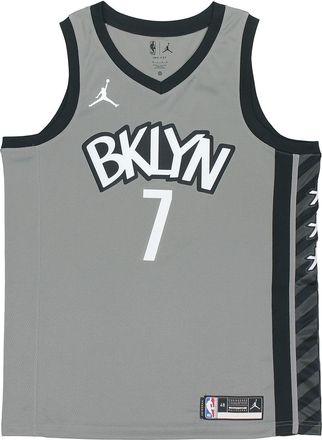 Nike Jordan Air Jordan NBA Sports Basketball Vest 2020 Season Brooklyn Nets Durant 7 Jersey Gray CV9469-005