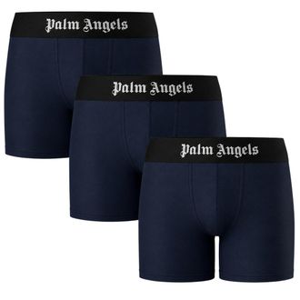 Palm Angels Korte Boxershorts in Marineblauw