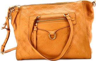 Louis Vuitton Lumineuse Handbag Monogram Empreinte Leather PM tote bag - Geel