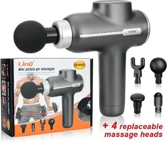 Trade Shop Trade Shop - Mini Pistola Per Massaggio Terapia Vibrazioni A Percussione Massaggiante Hgm807