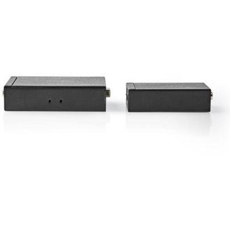 Nedis Alargador Vga Y Audio | Hasta 300 M | Mediante Cat 5e Cat 6 | Transmisor Y Receptor Ne550703635