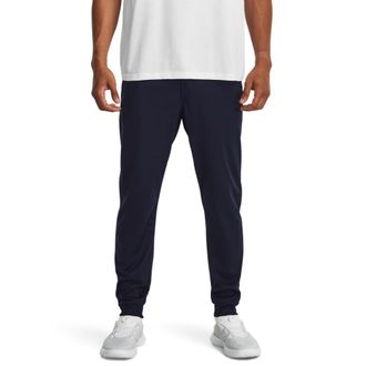 Under Armour Mens Sportstyle Tricot Joggers, (411) Midnight Navy / / Black, L Tall