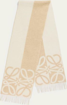 Loewe Wool and Cashmere Anagram Scarf