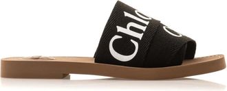 Chlo&eacute; Minimalistische Leren Slippers - Dames - Sandalen - Zwart - 38 EU - Leer - Schoenen
