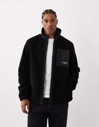 Jack & Jones Pile teddy nero