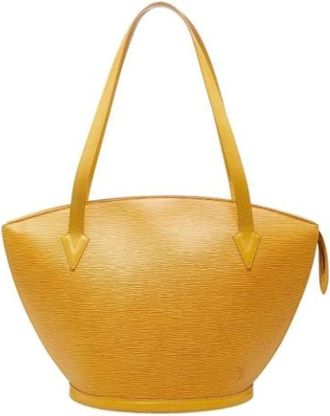 Louis Vuitton Pre-owned Shoulder Bags, female, Yellow, Size: ONE SIZE Pre-owned Saint Jacques Shoulder Bag