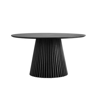 Moloo Mesa de comedor redonda para 4/6 personas &oslash;140 cm roble negro