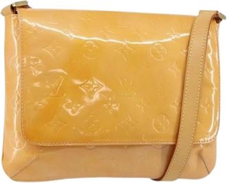 Louis Vuitton Pre-owned Cross Body Bag - Dames - Vintage Schoudertas - Geel - ONE Size - Leer - Vintage