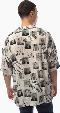 HUGO BOSS Womens Collared Neck Shirt Collar Short Sleeve Shirt - White - Size: 18 xxxl