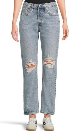 Levi's 501(r) Jeans Womens Jeans Plan To Stay : 28 30, Cotton/Denim/Leather
