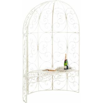 Clp Padiglione da Giardino con Panca ROSIE crema antica