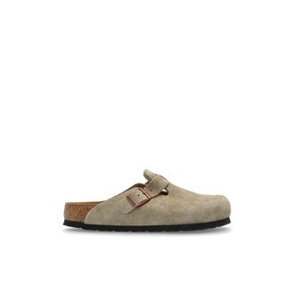 Birkenstock Mules, male, Beige, Size: 7 US Boston Soft Footbed