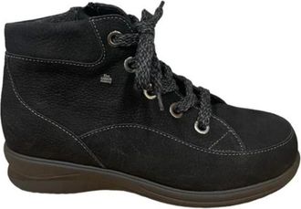 Finn Comfort Parsenn 02243 - Dames - Veterlaarzen - Zwart - 37 EU - Schoenen