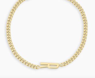 Gorjana Wilder Alphabet Bracelet - R In Gold