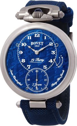 Bovet 19Thirty Hand Wind Mens Watch NTT0011
