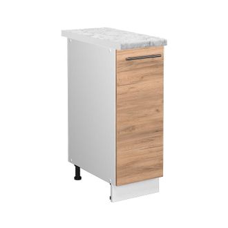 Vicco Armario De Farmacia Fame-line, Roble Dorado, 30 Cm, Et M&aacute;rmol